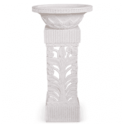 Classical Floral Openwork Pedestal Garden Planter product on white background