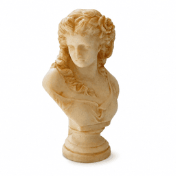 Classical Female Bust Garden Sculpture product on white background