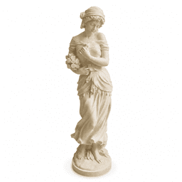Classical Maiden with Firewood Bundle Garden Statue product on white background