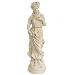Classical Flower Maiden Garden Statue product on white background