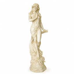 Classical Draped Maiden Garden Statue product on white background