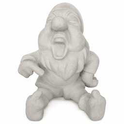 Cartoon Running Dwarf Sculpture product on white background