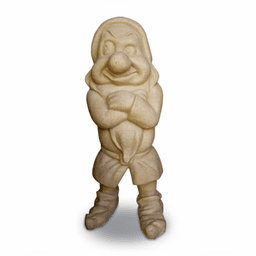 Cartoon Garden Dwarf Statue product on white background