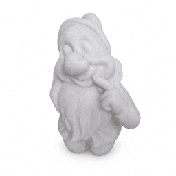 European-Style Smiling Garden Dwarf Sculpture product on white background