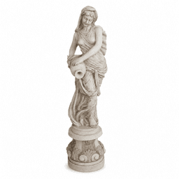 Classical Lady with Water Jar Statue product on white background