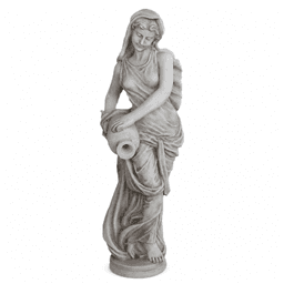 Classical Maiden with Water Urn Statue product on white background