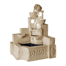 Classical Multi-Tier Urn Cascading Garden Fountain product on white background