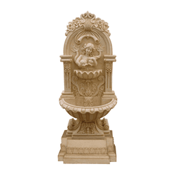 Classical European Lady Relief Garden Fountain product on white background