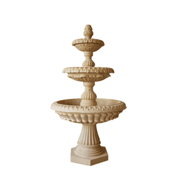 Classical Three-Tier Carved Garden Fountain product on white background