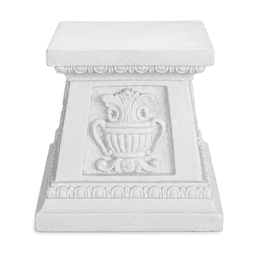 Classical Urn-Motif Tapered Square Garden Pedestal product on white background