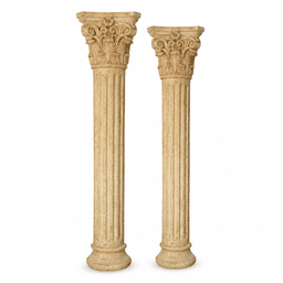 Corinthian Fluted Decorative Column product on white background