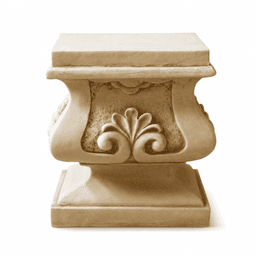 Classical Ornamental Sculpture Pedestal product on white background
