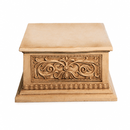 European Classical Carved Sculpture Pedestal product on white background
