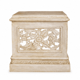 Classical Floral Openwork Garden Pedestal product on white background