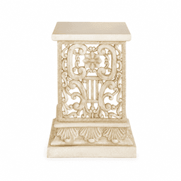 Classical Openwork Carved Garden Pedestal product on white background
