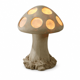 Illuminated Mushroom Garden Sculpture product on white background