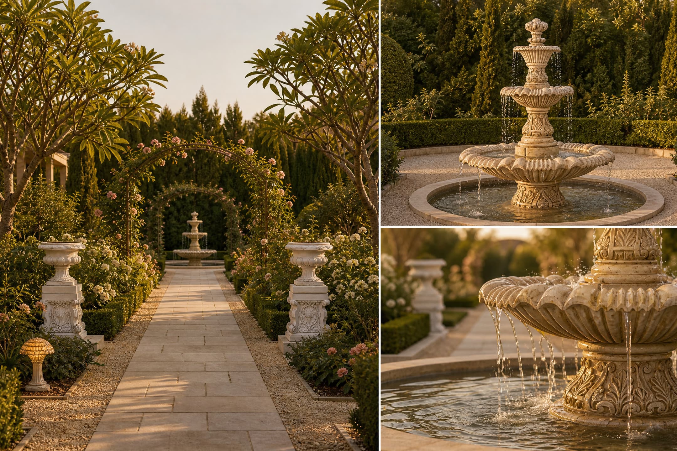Hotel Garden Walkway — walk-terminus (day)
