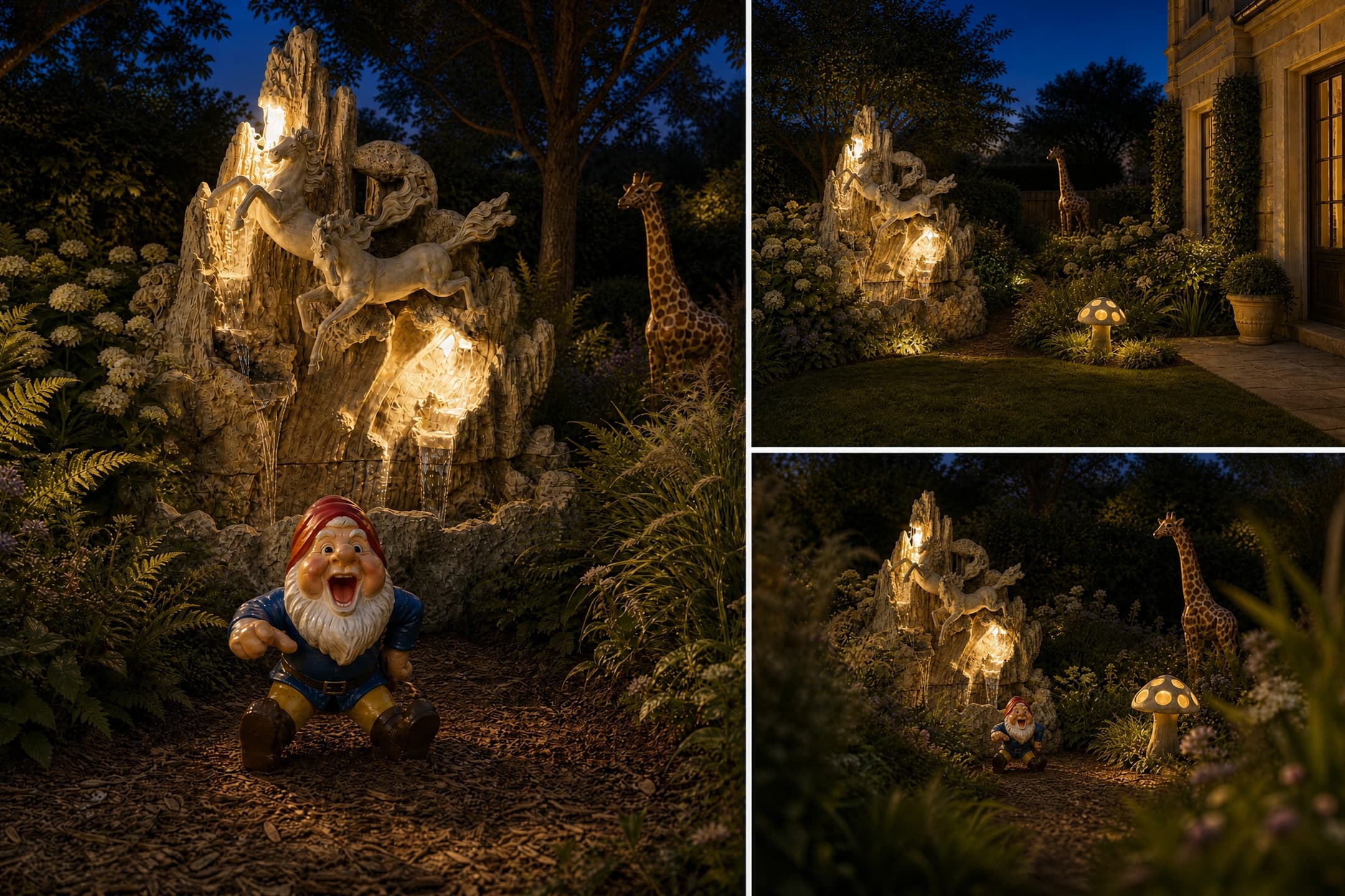 Family Themed Garden — D-175 (night)